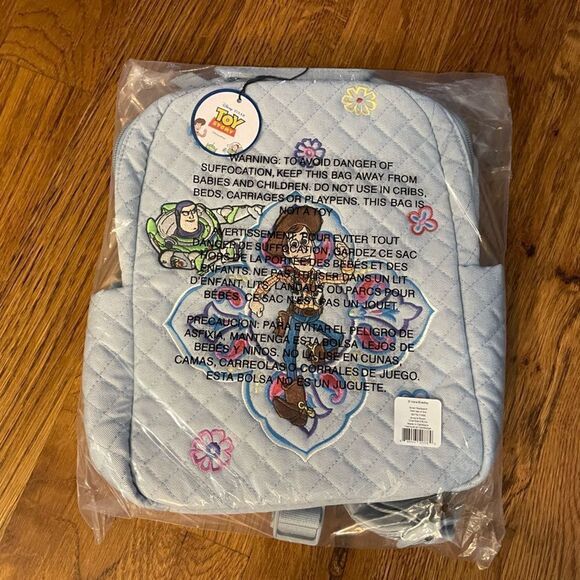 Vera Bradley Disney Pixar Small Backpack in Toy Story Andy’s Room NWT - Picture 6 of 8